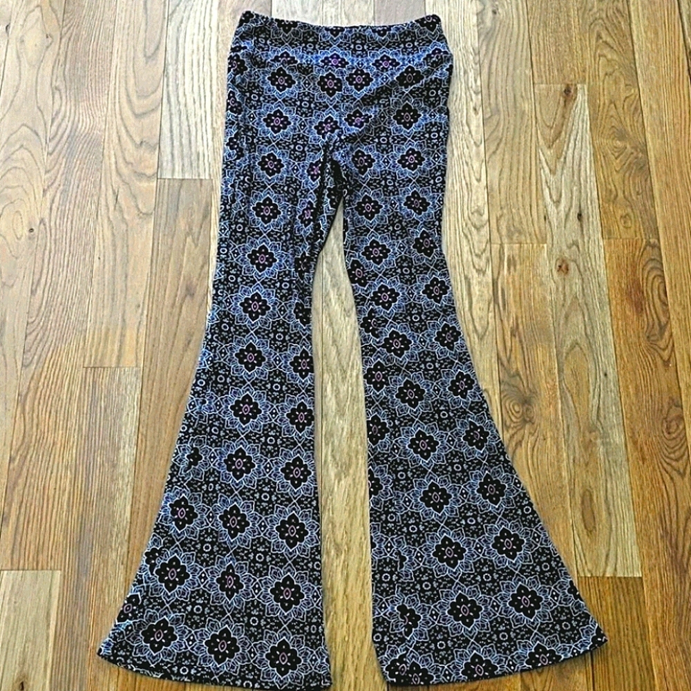 High waisted flare pants